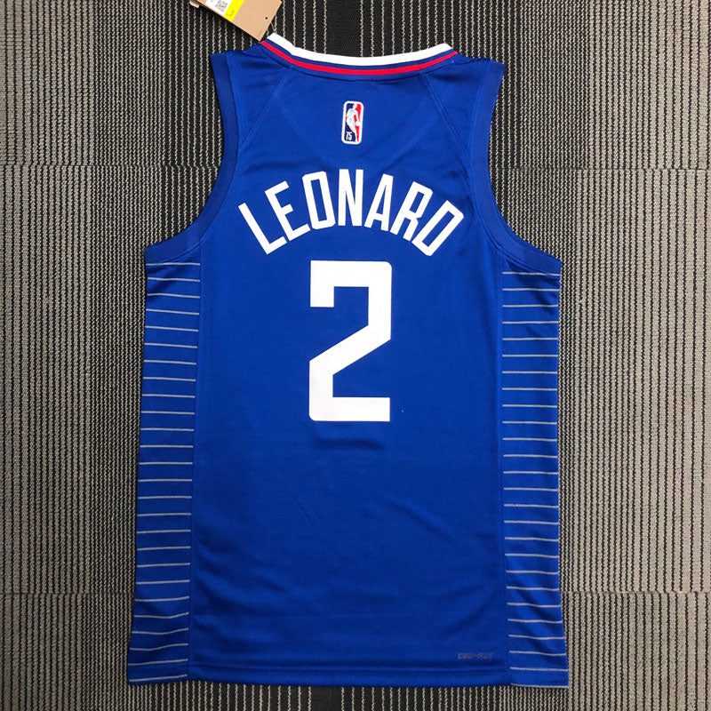 Regata NBA Los Angeles Clippers Icon Edição 75 anos Kawhi Leonard - Azul