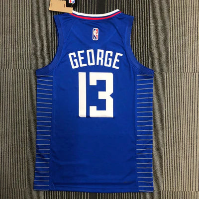 Regata NBA Los Angeles Clippers Icon Edição 75 anos Paul George - Azul