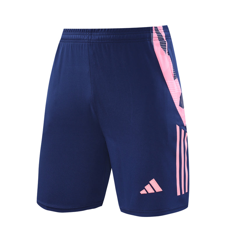 Short Treino Adidas - Azul/Rosa