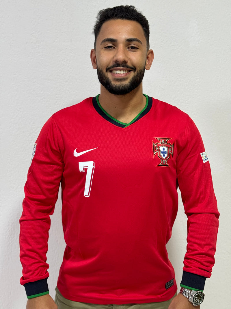 Camisa Portugal 2024/25 Manga Longa - Ronaldo