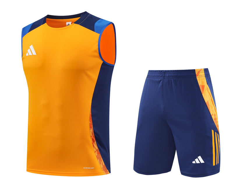 Kit Regata Adidas - Laranja/Azul Escuro