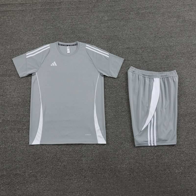 Kit Adidas - Cinza