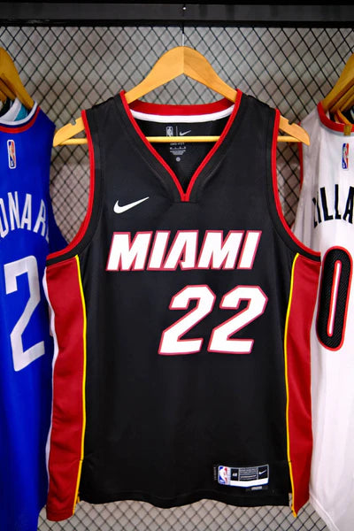 Regata NBA Miami Heat Icon Edition 23/24 Jimmy Butler - Preta