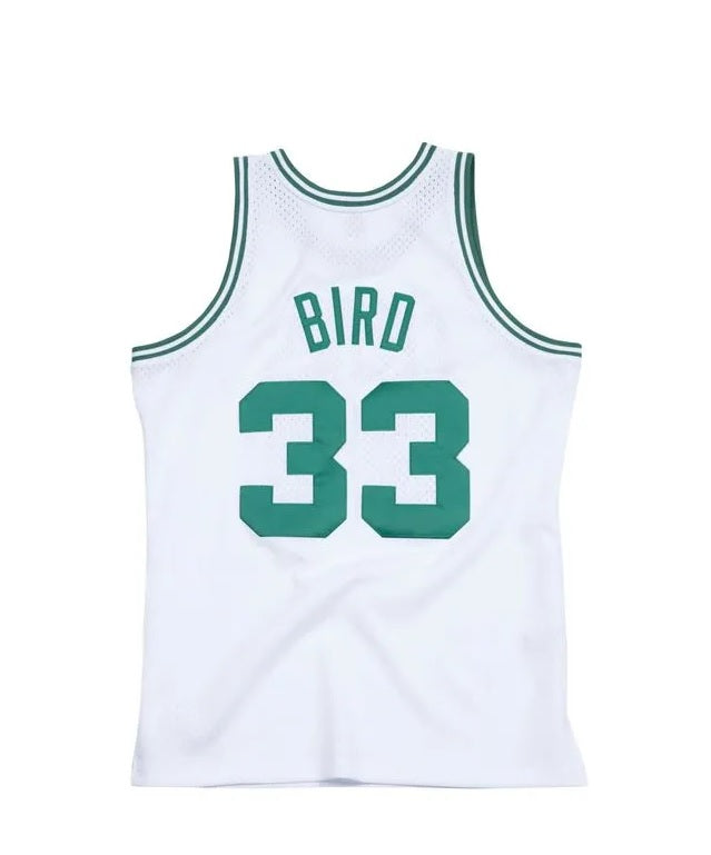 Regata NBA Boston Celtics Retrô Mitchell & Ness 85/86 Larry Bird - Branca