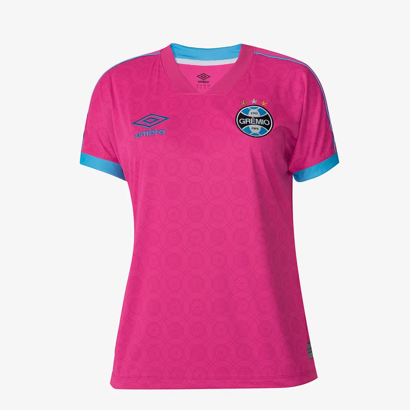 Camisa Feminina Grêmio Outubro Rosa 2023