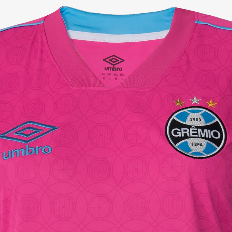 Camisa Feminina Grêmio Outubro Rosa 2023