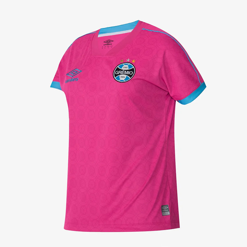 Camisa Feminina Grêmio Outubro Rosa 2023