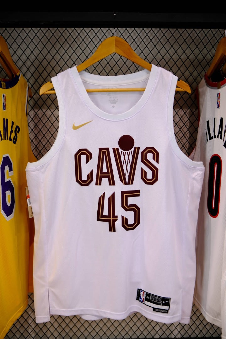 Regata NBA Cleveland Cavaliers Associaton Edition Donovan Mitchell - Branca