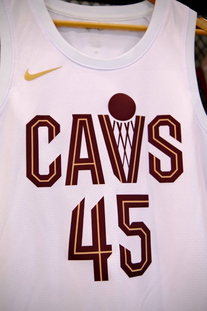 Regata NBA Cleveland Cavaliers Associaton Edition Donovan Mitchell - Branca