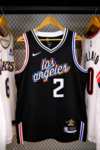 Regata NBA Los Angeles Clippers City Edition 22/23 Kawhi Leonard - Preta