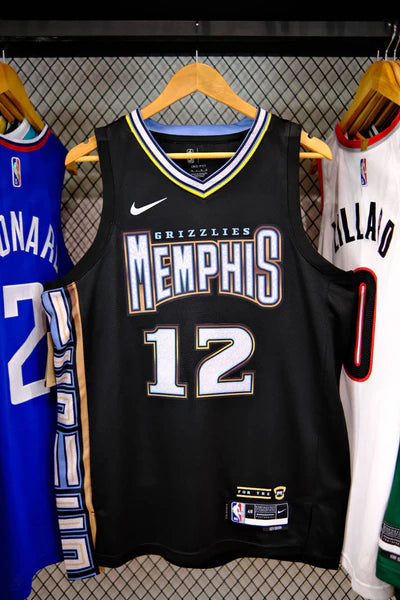 Regata NBA Memphis Grizzlies City Edition 22/23 Ja Morant - Preta