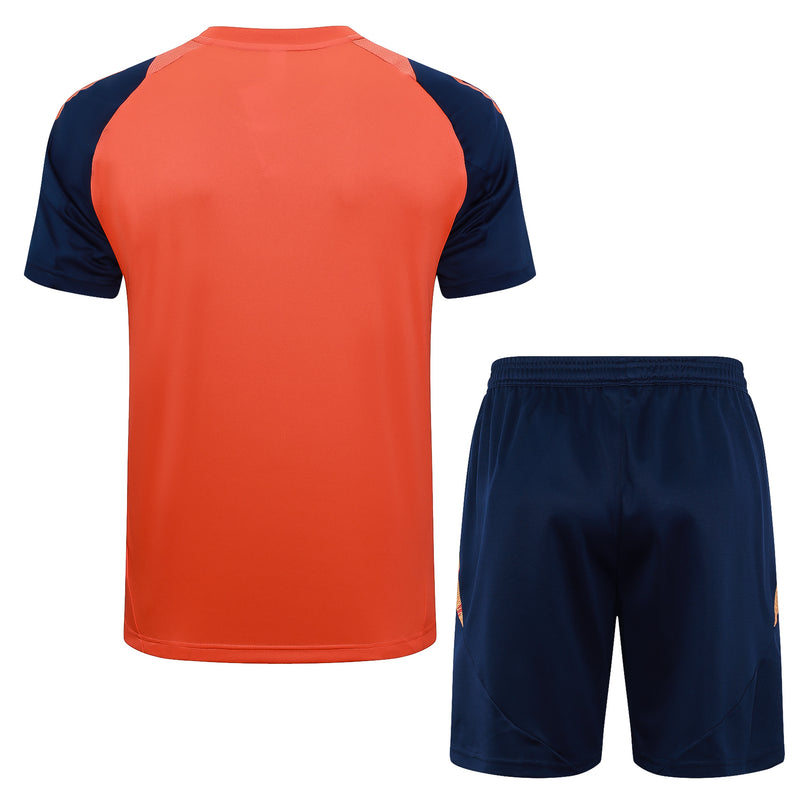 Kit Treino Manchester United 24/25 - Laranja