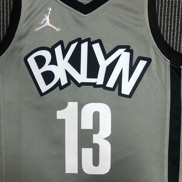 Regata NBA Brooklyn Nets Edição 75 anos 21/22 James Harden - Cinza