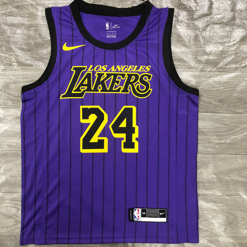 Regata NBA Los Angeles Lakers City Edition 18/19 Kobe Bryant 24 - Roxa