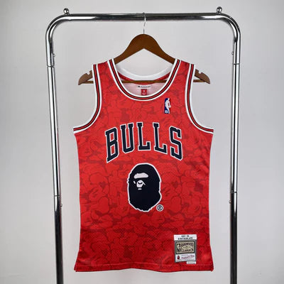 Regata NBA BAPE x Chicago Bulls Mitchell & Ness