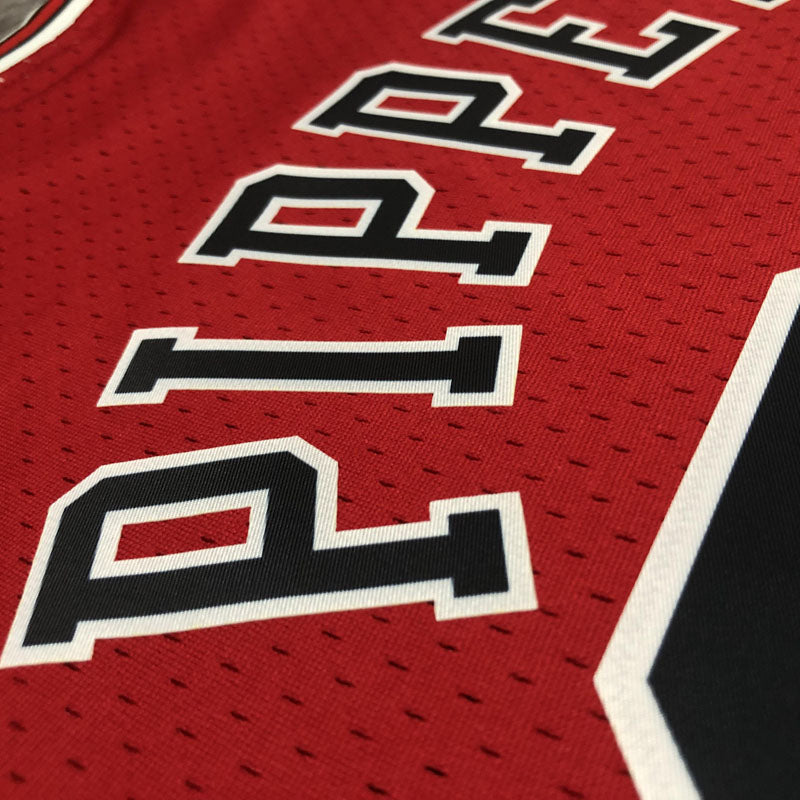 Regata Chicago Bulls Retrô Mitchell & Ness 1997/1998 Scottie Pippen - Vermelha