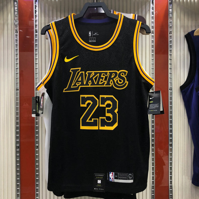 Regata NBA Los Angeles Lakers Black Mamba LeBron James 23 - Preta