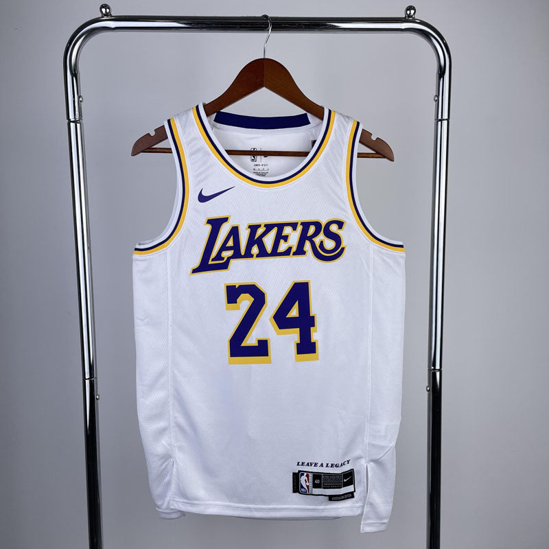 Regata NBA Los Angeles Lakers Association Edition Kobe Bryant 24 - Branca