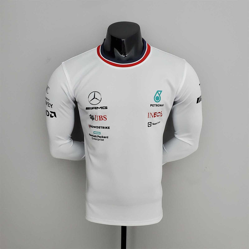 Camiseta F1 Mercedes AMG - Manga Longa