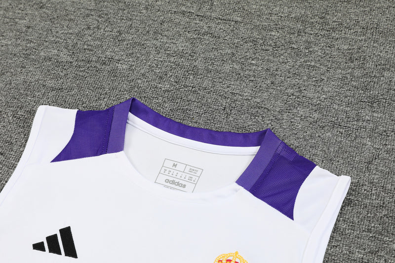 KIT REGATA REAL MADRID 24/25 - BRANCO/ROXO