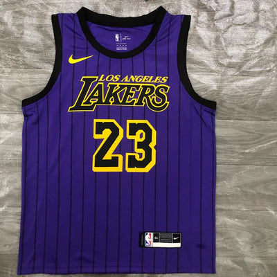 Regata NBA Los Angeles Lakers City Edition 18/19 LeBron James 23 - Roxa