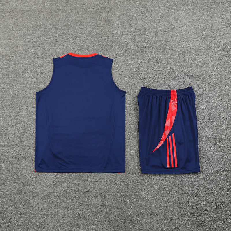 Kit Regata Adidas - Azul Escuro/Vermelho