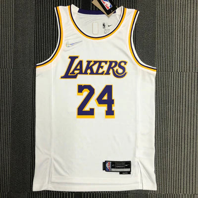 Regata NBA Los Angeles Lakers Edição 75 anos 21/22 Kobe Bryant 24 - Branca