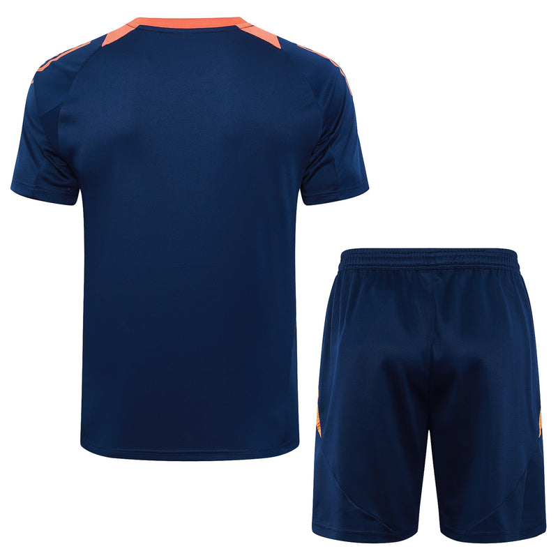 Kit Treino Manchester United 24/25 - Azul