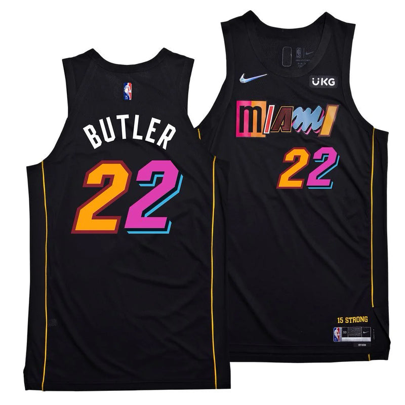 Regata NBA Miami Heat City Edição 75 anos Jimmy Butler - Preta