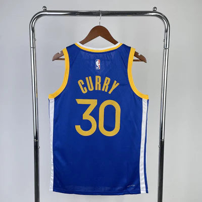 Regata NBA Golden State Warriors Icon Edition 23/24 Stephen Curry - Azul