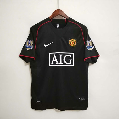 Camisa Retrô Manchester United 2007/08 - (+Patches)