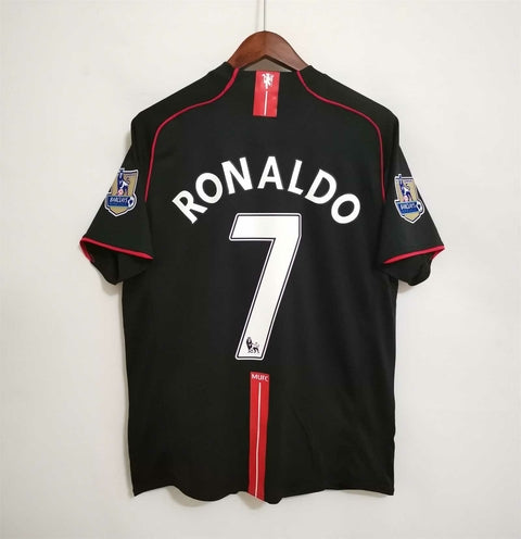 Camisa Retrô Manchester United 2007/08 - (+Patches)