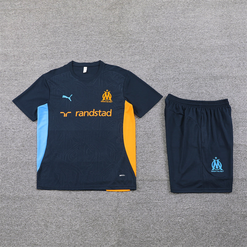 Kit Treino Olympique de Marseille 24/25 - Azul Marinho