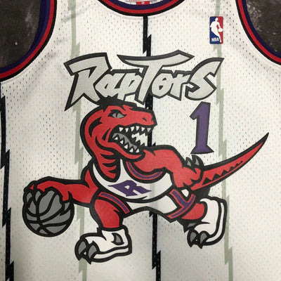 Regata Toronto Raptors Retrô Mitchell & Ness 1998/1999 Tracy McGrady - Branca