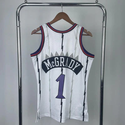 Regata Toronto Raptors Retrô Mitchell & Ness 1998/1999 Tracy McGrady - Branca