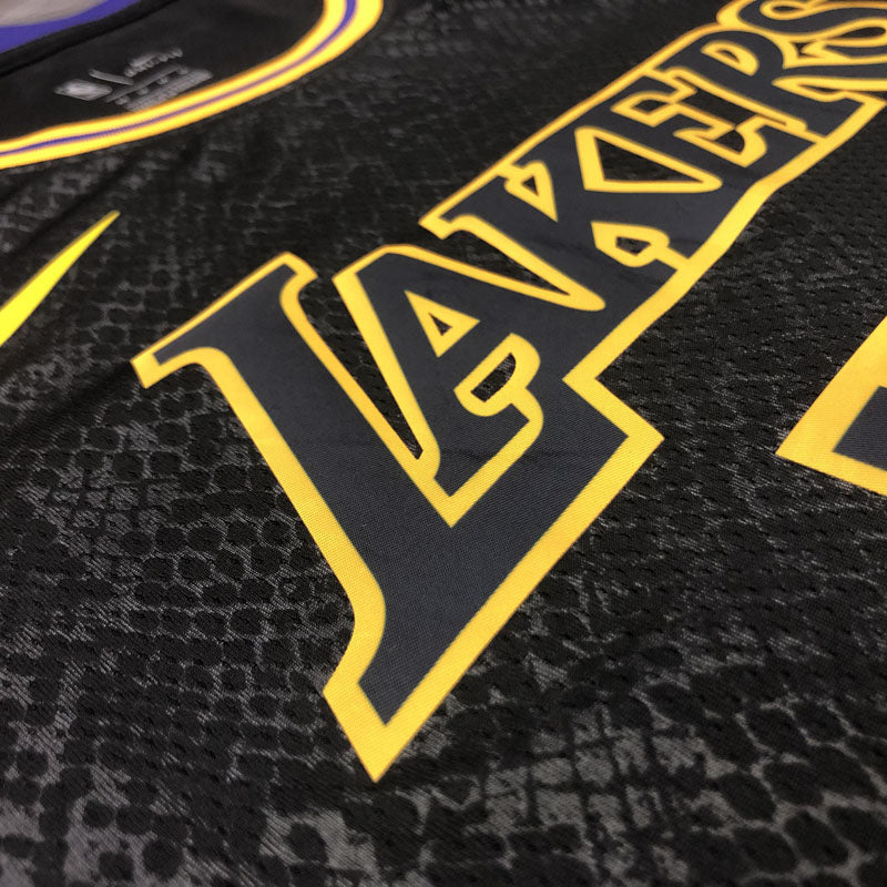 Regata NBA Los Angeles Lakers Black Mamba LeBron James 23 - Preta