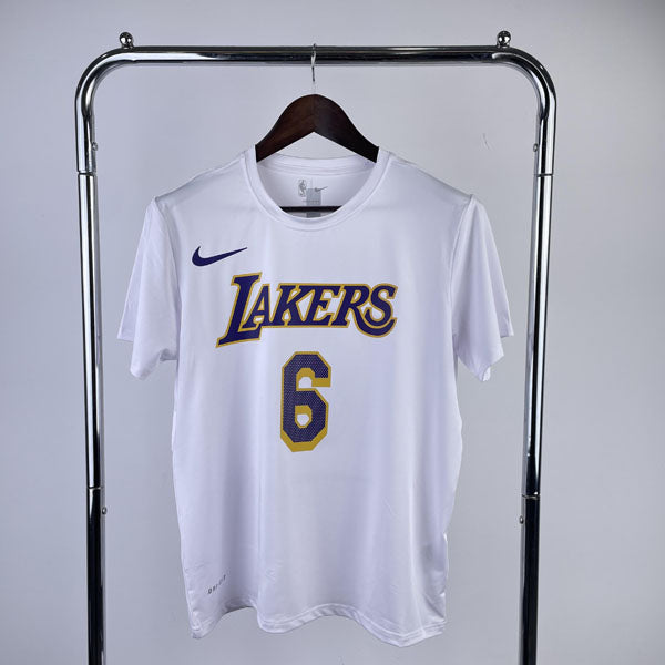 Camiseta NBA Los Angeles Lakers LeBron James DRI-FIT - Branca