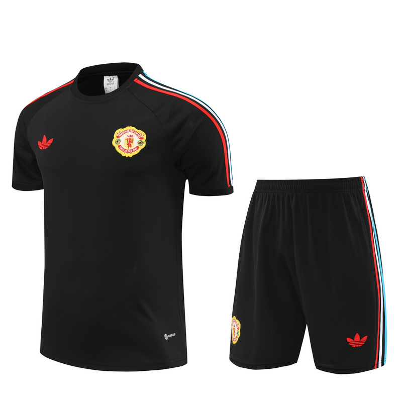 Kit Manchester United 2024/25 - Preto