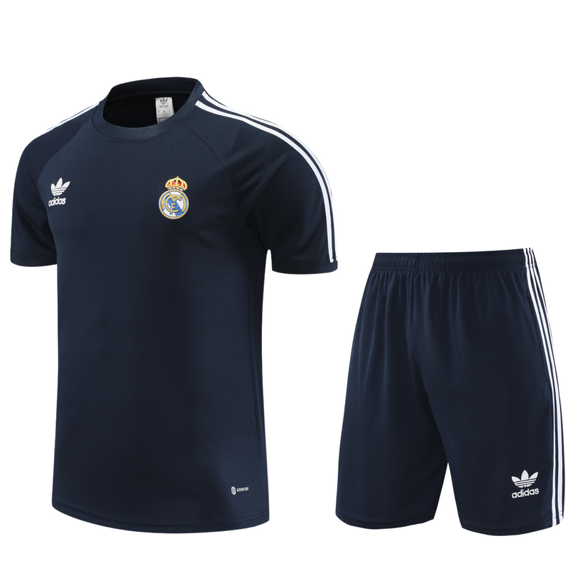 Kit Real Madrid 2024/25 - Azul Marinho