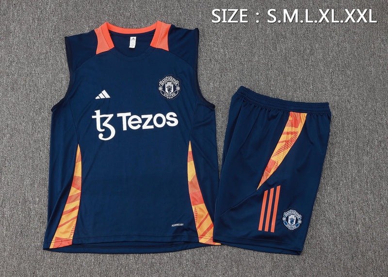 Kit Regata Manchester United 24/25 - Azul