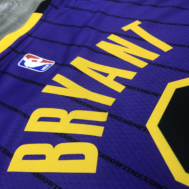 Regata NBA Los Angeles Lakers City Edition 18/19 Kobe Bryant 8 - Roxa