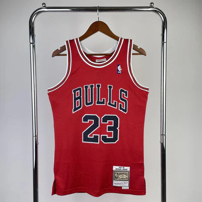 Regata Chicago Bulls Retrô Mitchell & Ness 1997/1998 Michael Jordan - Vermelha