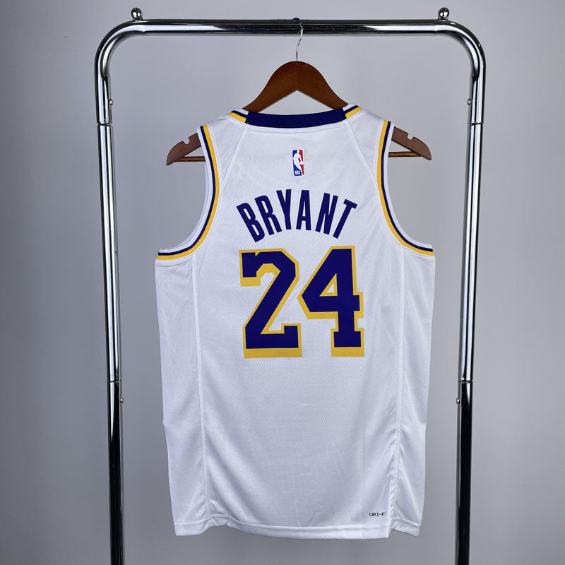 Regata NBA Los Angeles Lakers Association Edition Kobe Bryant 24 - Branca