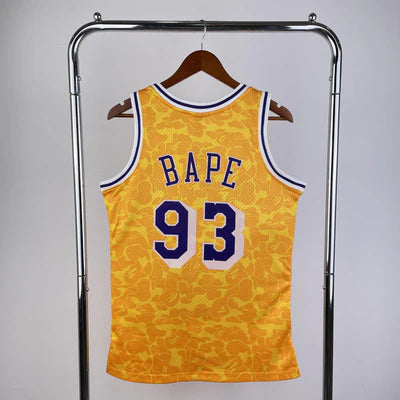 Regata NBA BAPE x Lakers Mitchell & Ness