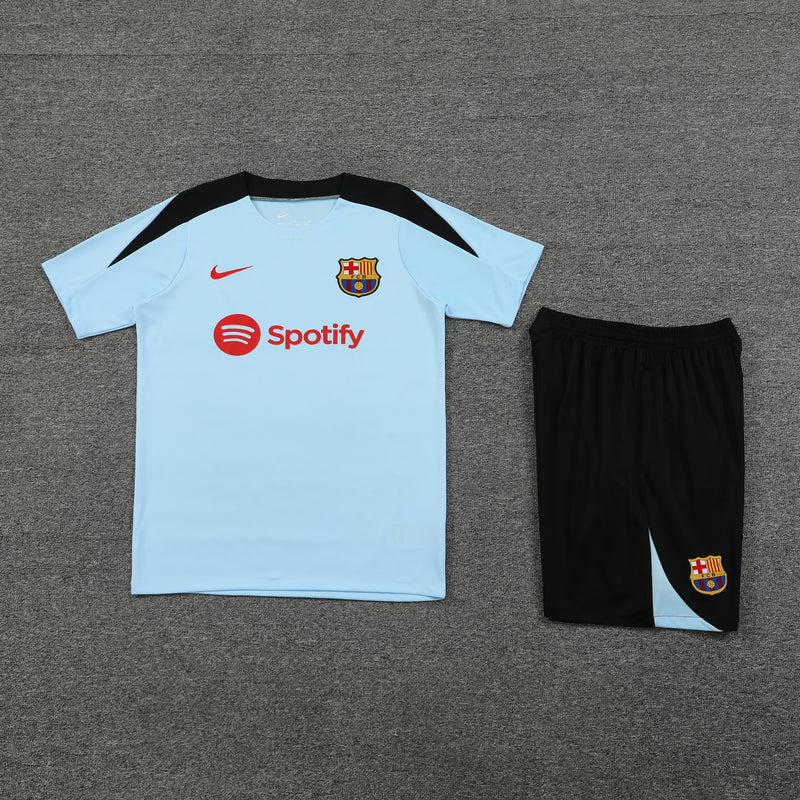 Kit Treino Barcelona 24/25 - Azul Claro