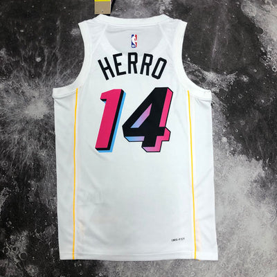 Regata NBA Miami Heat City Edition 22/23 Tyler Herro - Branca