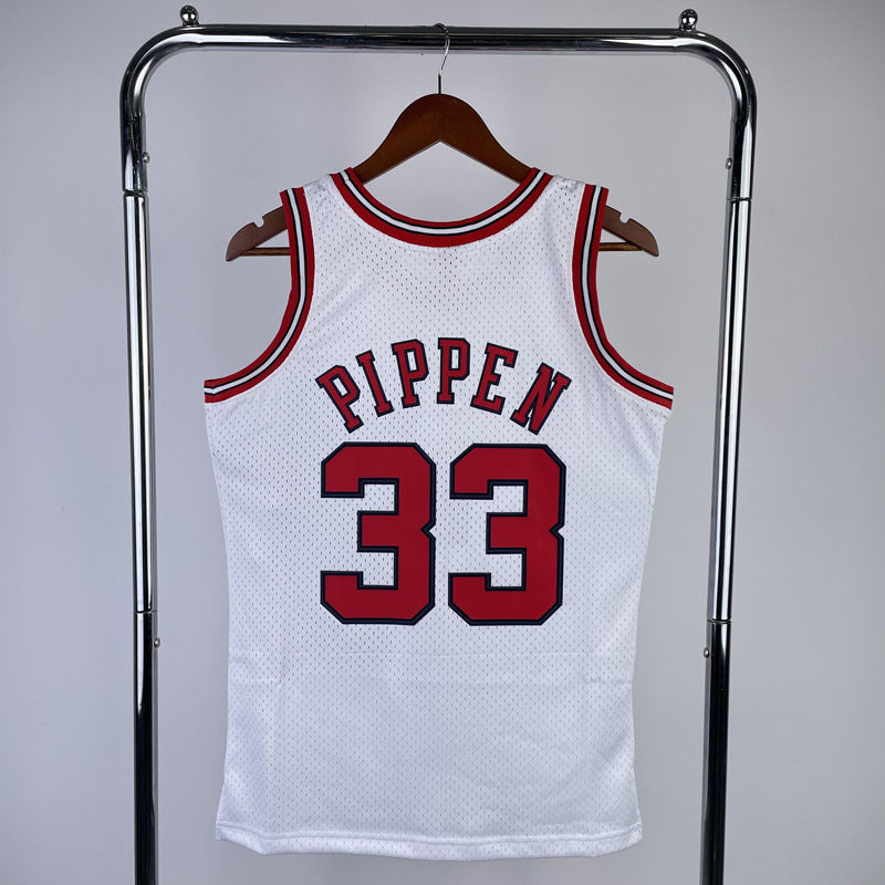 Regata Chicago Bulls Retrô Mitchell & Ness 1997/1998 Scottie Pippen - Branca