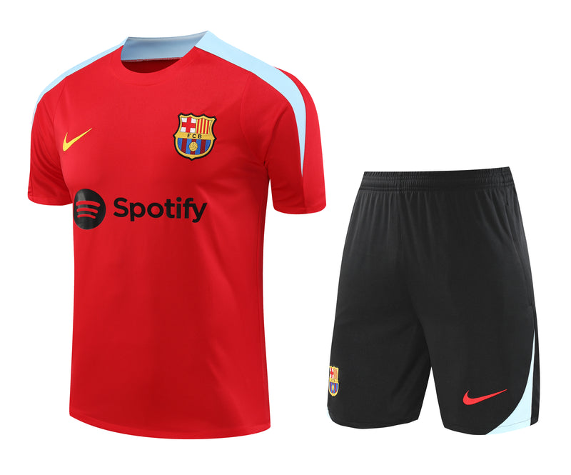 Kit Treino Barcelona 24/25 - Vermelho