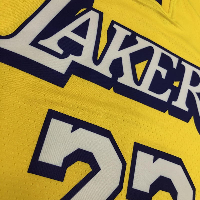 Regata NBA Los Angeles Lakers City Edition 19/20 LeBron James 23 - Amarela