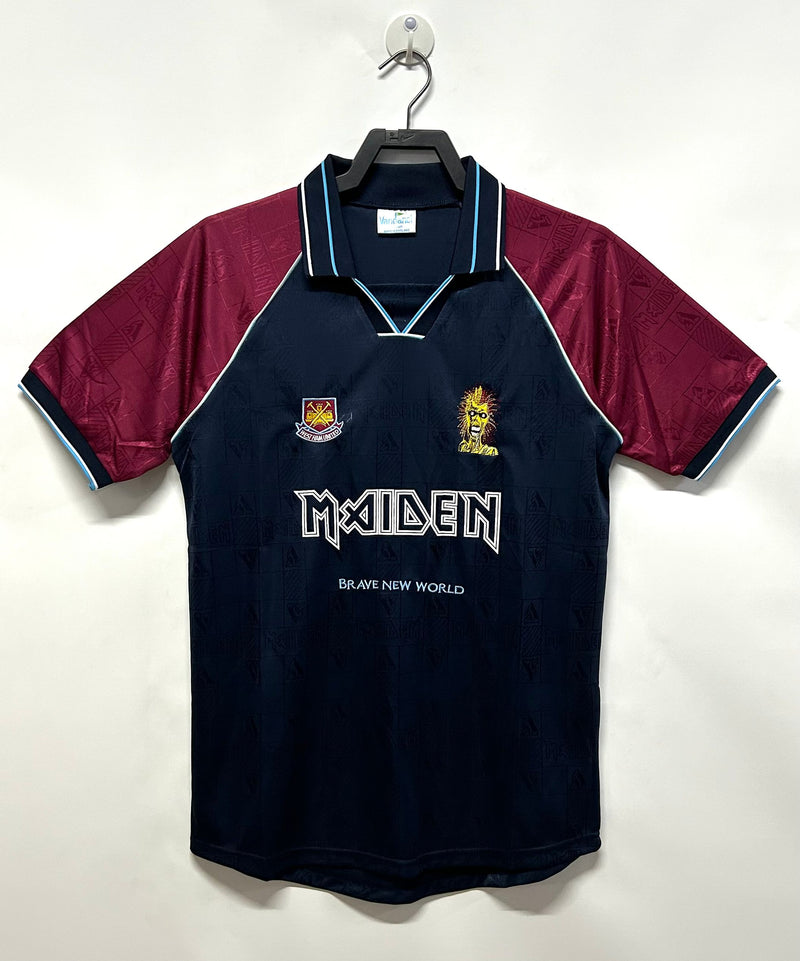 Camisa Retrô West Ham x Iron Maiden 1999 Away